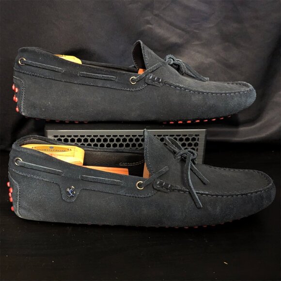 Tod’s x Ferrari Black Suede Gommino Driving Loafers Men’s Size 10 main image 8